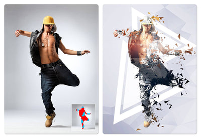 10-In-1 Lighting Explosions Photoshop Actions Bundle - Artixty