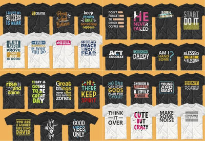 900+ Trendy T-shirt Designs Mega Bundle - Artixty