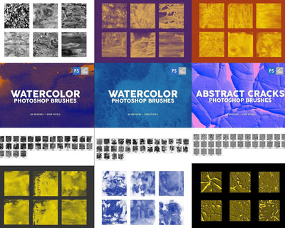 5600+ Artistic Photoshop Brushes Mega Bundle - Artixty