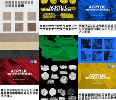 5600+ Artistic Photoshop Brushes Mega Bundle - Artixty