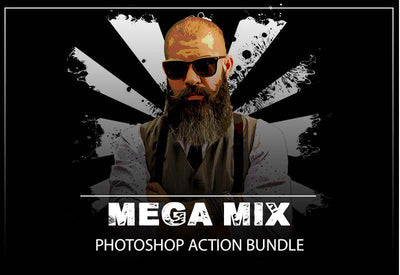 The Mega Mix Photoshop Actions Bundle - Artixty