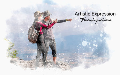 12-in-1 High Tech Photoshop Actions - Artixty