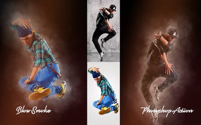 12-in-1 High Tech Photoshop Actions - Artixty