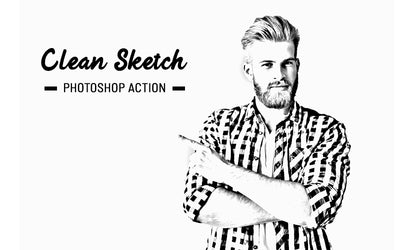 31 Trendy Sketch Photoshop Actions Bundle