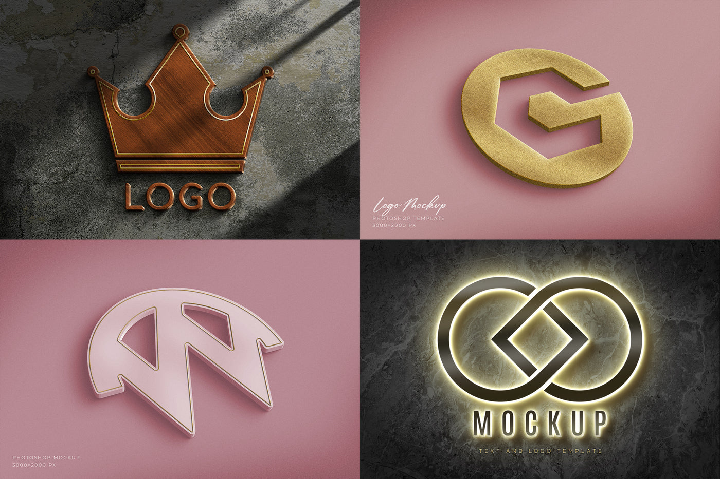 The 30 Logo Mockups Bundle - Artixty