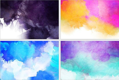 Colossal Watercolor Backgrounds Bundle - 500+ Backgrounds - Artixty