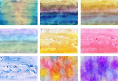 Colossal Watercolor Backgrounds Bundle - 500+ Backgrounds - Artixty