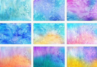 Colossal Watercolor Backgrounds Bundle - 500+ Backgrounds - Artixty