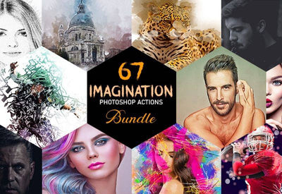 67 Imagination Photoshop Actions Bundle - Artixty