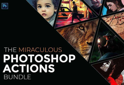 The Miraculous Photoshop Actions Bundle - 16 Actions Pack - Artixty