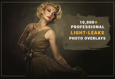 10,000+ Professional Light Leaks Photo Overlays - Artixty