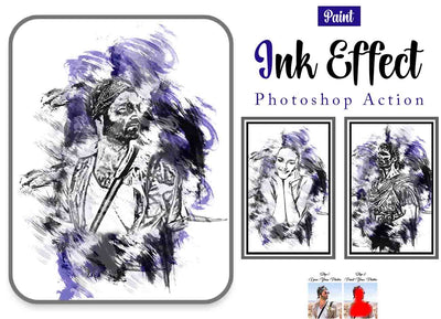 12 in 1 Dynamic Effect Photoshop Actions Bundle