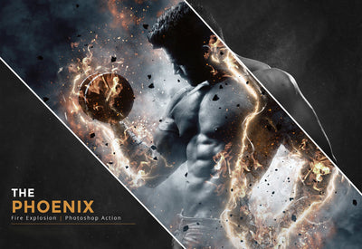 10-In-1 Lighting Explosions Photoshop Actions Bundle - Artixty