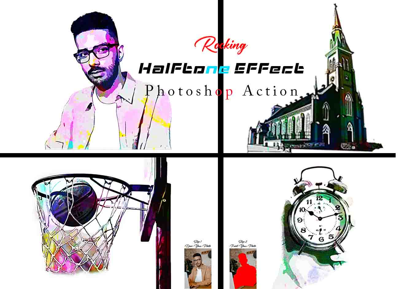 Glorious Effect Photoshop Actions Bundle - Artixty