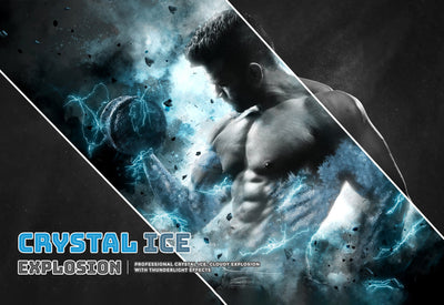 10-In-1 Lighting Explosions Photoshop Actions Bundle - Artixty