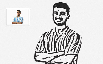 31 Trendy Sketch Photoshop Actions Bundle