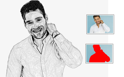31 Trendy Sketch Photoshop Actions Bundle