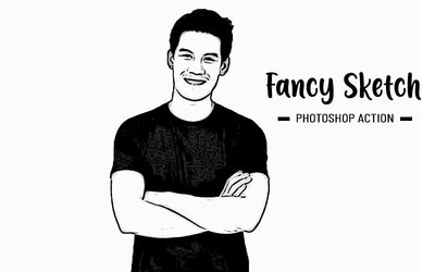 31 Trendy Sketch Photoshop Actions Bundle