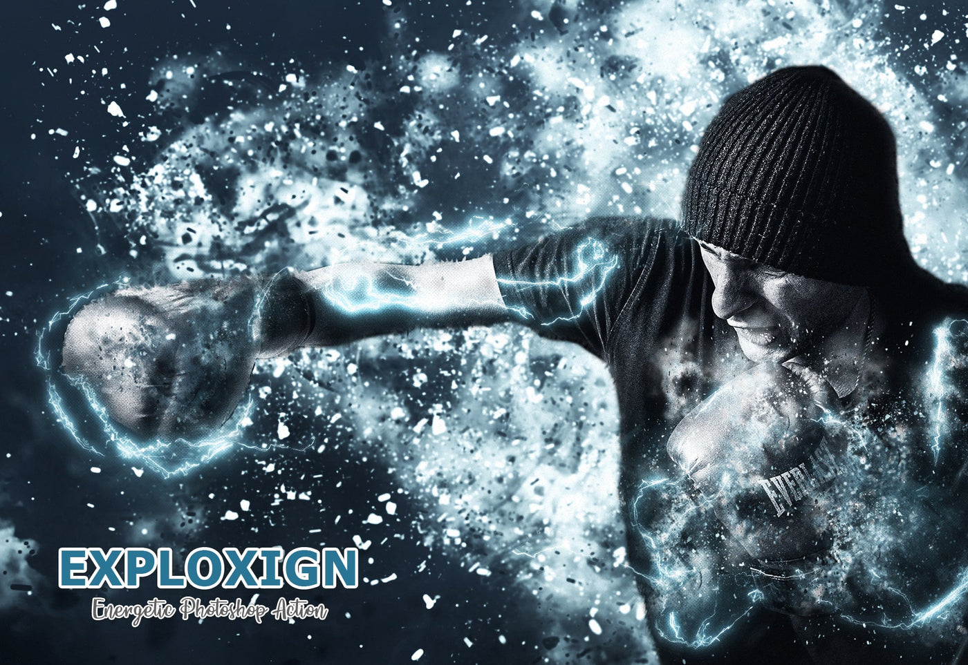 10-In-1 Lighting Explosions Photoshop Actions Bundle - Artixty