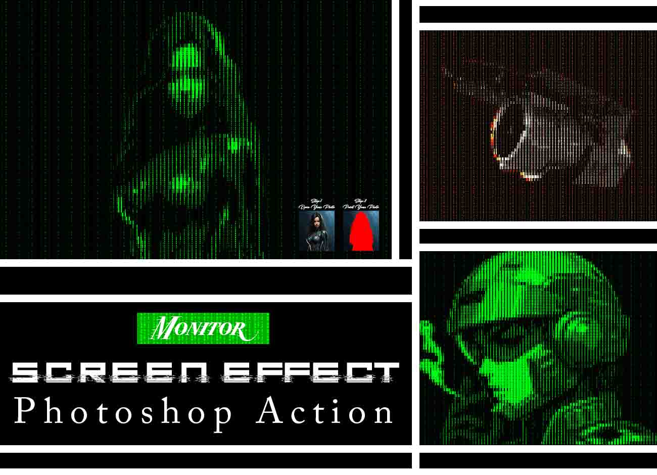 12-in-1 Modern Effect Photoshop Actions Bundle - Artixty