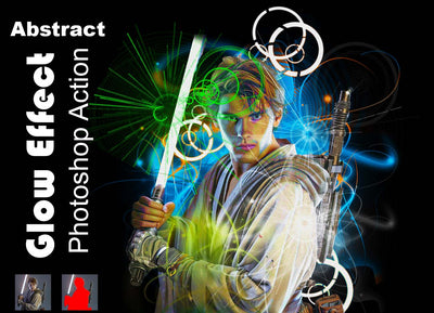 12 in 1 Dynamic Effect Photoshop Actions Bundle