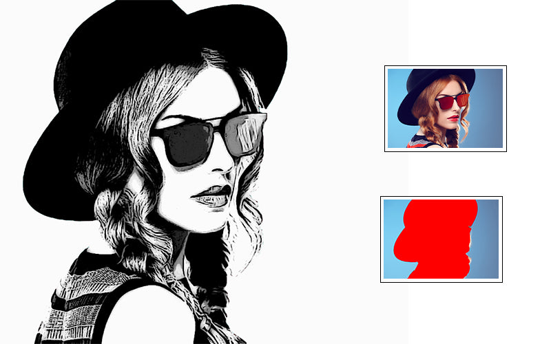 31 Trendy Sketch Photoshop Actions Bundle
