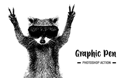 31 Trendy Sketch Photoshop Actions Bundle