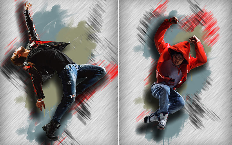 12-in-1 High Tech Photoshop Actions - Artixty