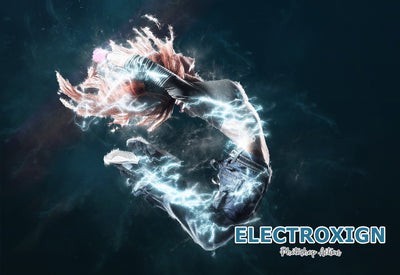 10-In-1 Lighting Explosions Photoshop Actions Bundle - Artixty
