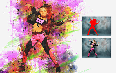 12-in-1 High Tech Photoshop Actions - Artixty