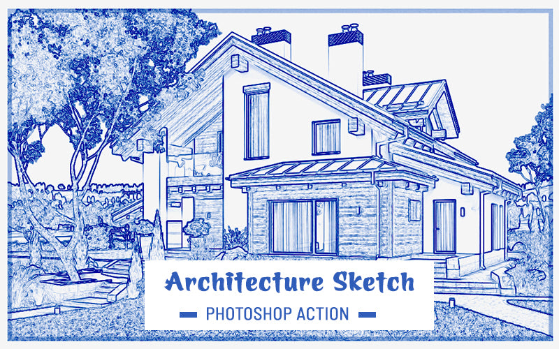 31 Trendy Sketch Photoshop Actions Bundle