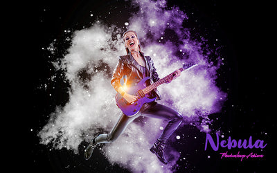 12-in-1 High Tech Photoshop Actions - Artixty