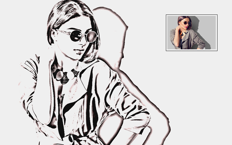 31 Trendy Sketch Photoshop Actions Bundle