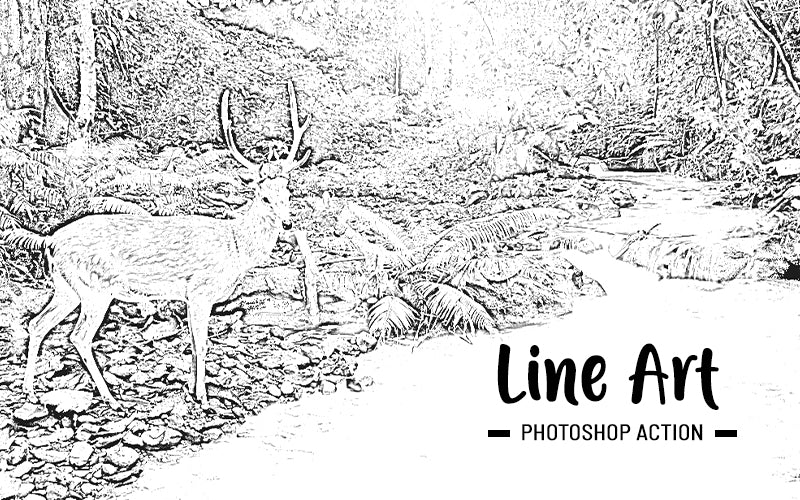 31 Trendy Sketch Photoshop Actions Bundle
