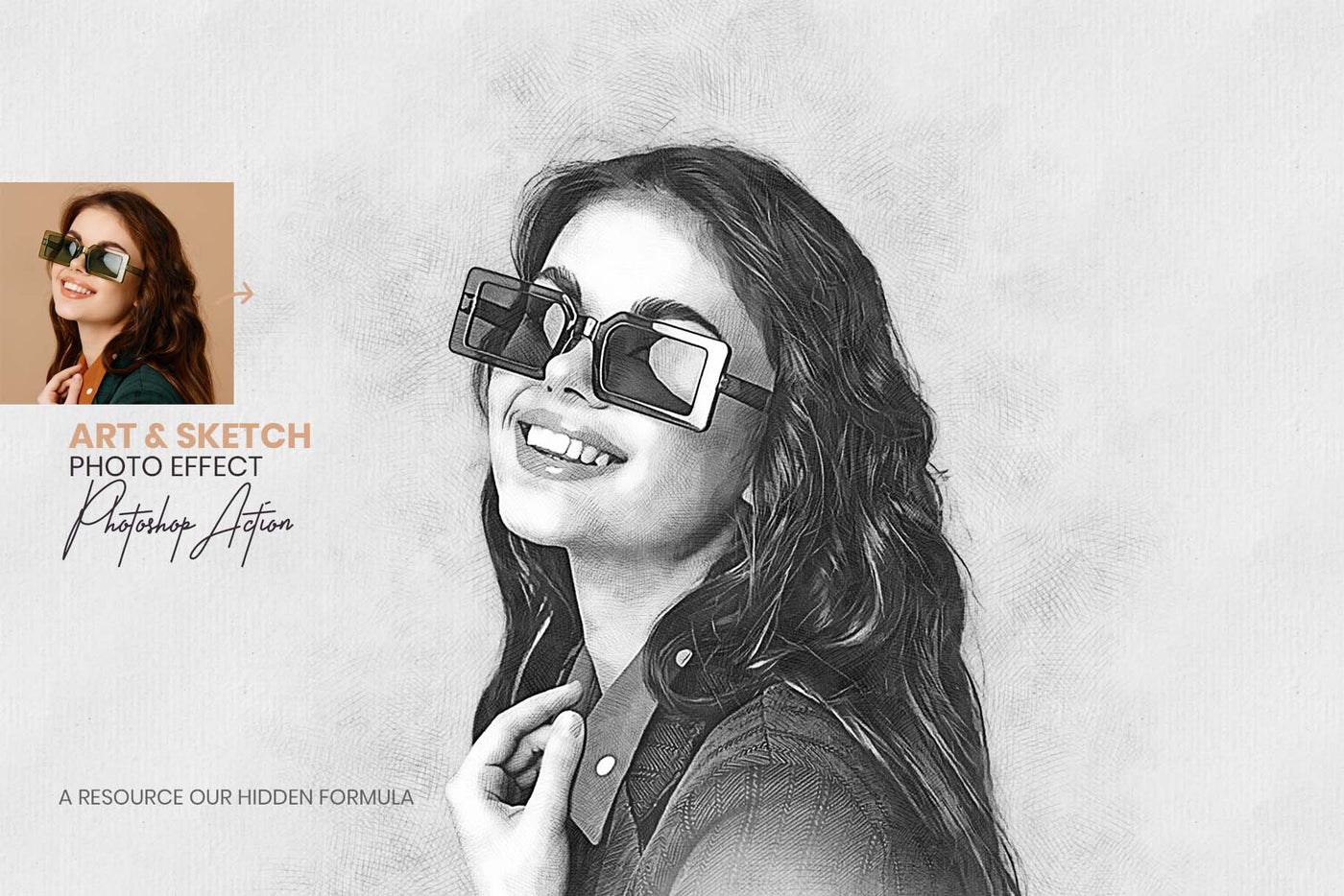 23 Exclusive Photo To Sketch Effects Bundle