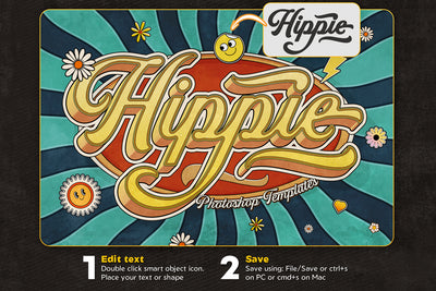 Hippie Text Effects Bundle - Artixty