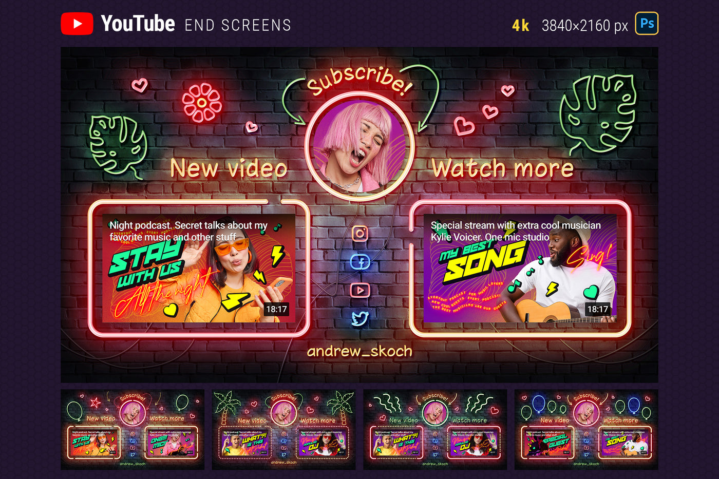 The Neon Assets Bundle - Artixty
