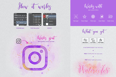 Watercolor Assets Bundle - Artixty