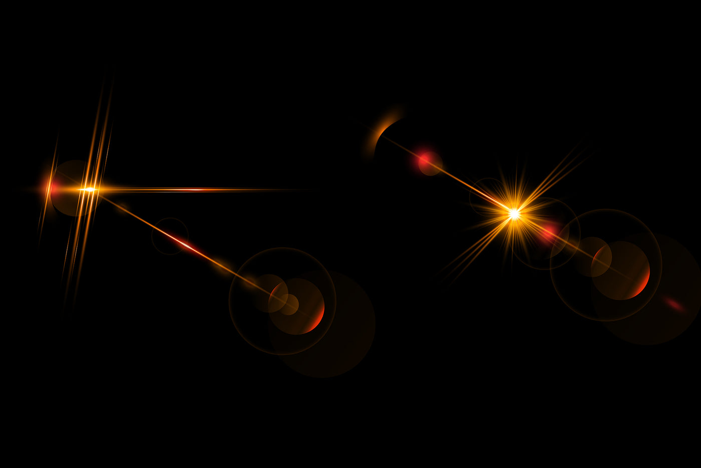 100 Lens Lights Overlays Collection - Artixty