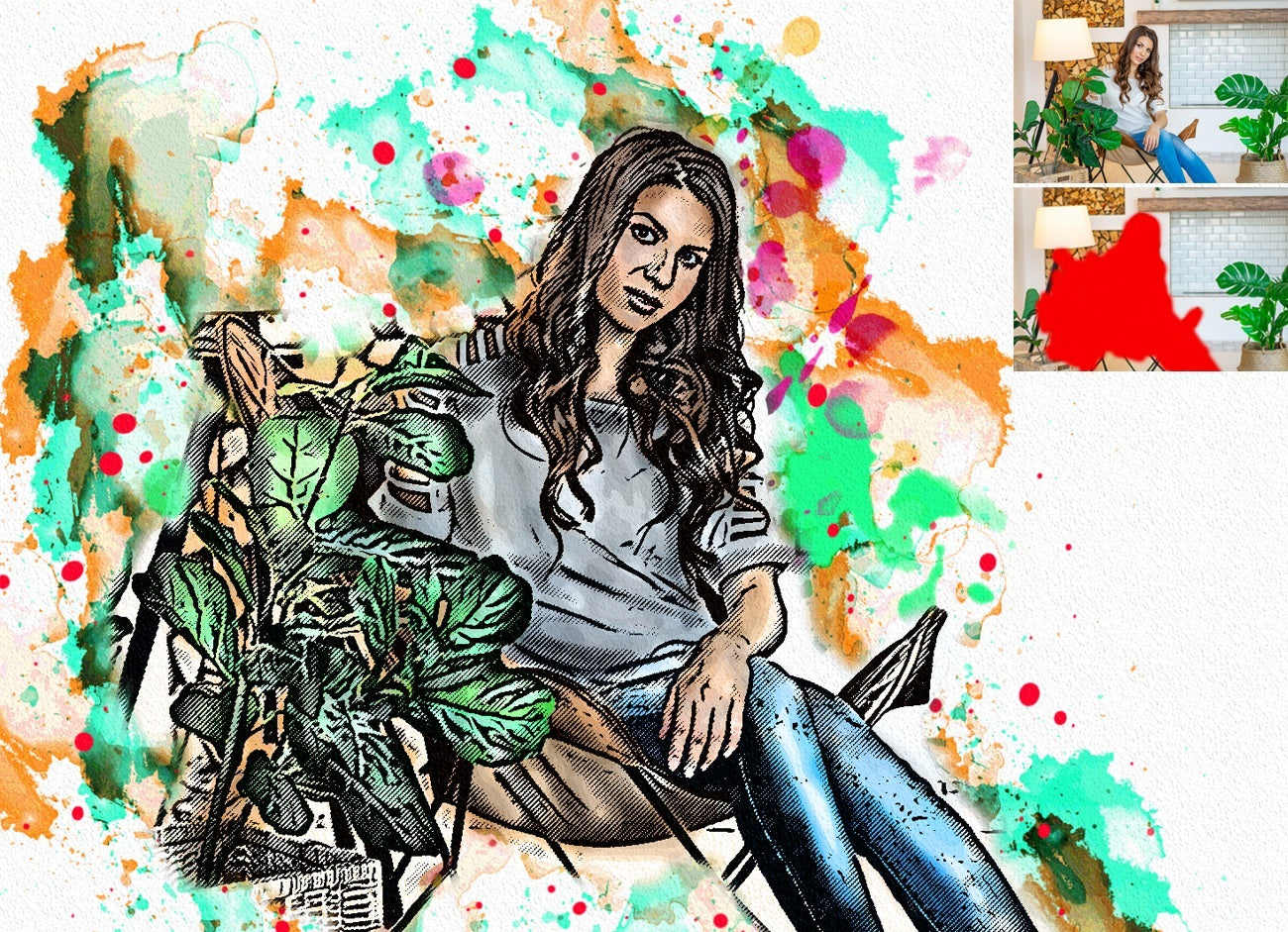 UNIQUE PHOTOSHOP ACTIONS BUNDLE