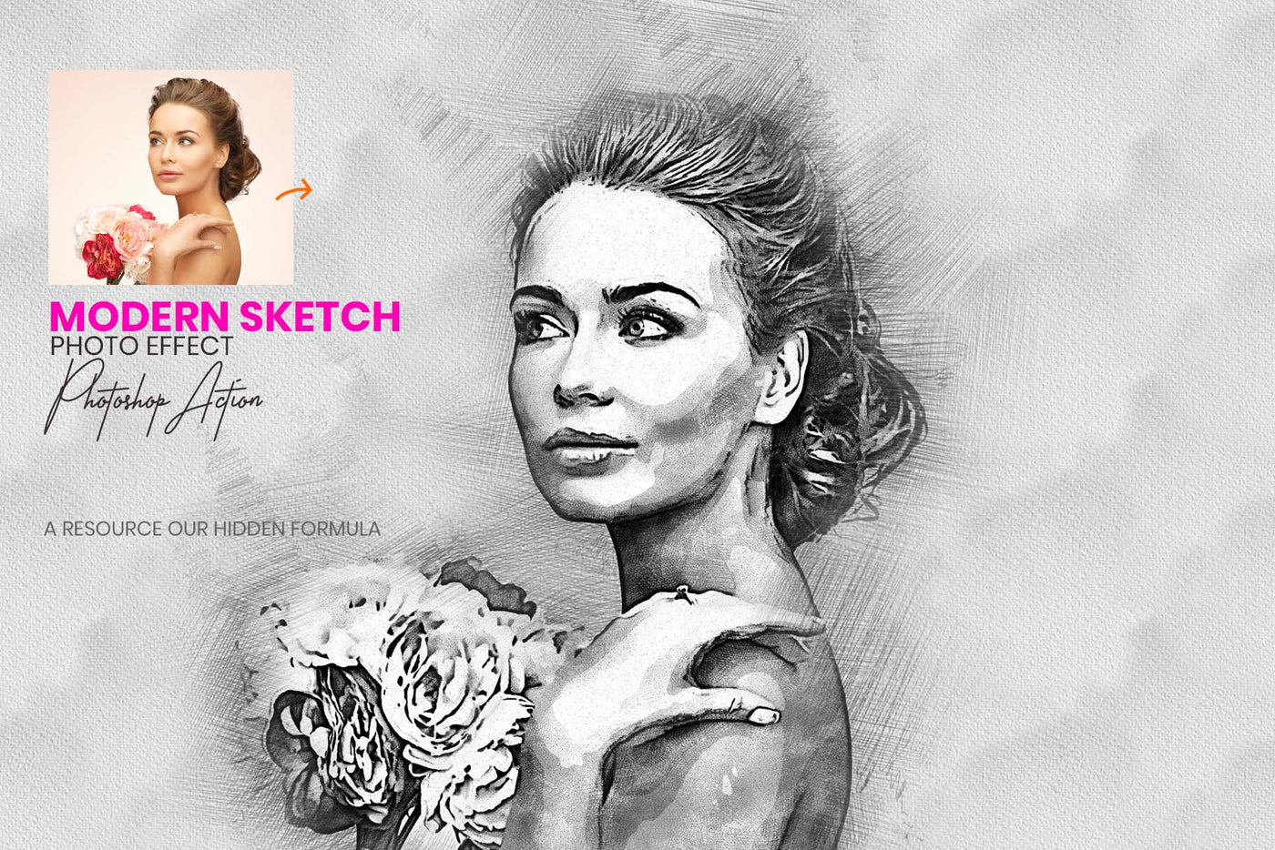 23 Exclusive Photo To Sketch Effects Bundle