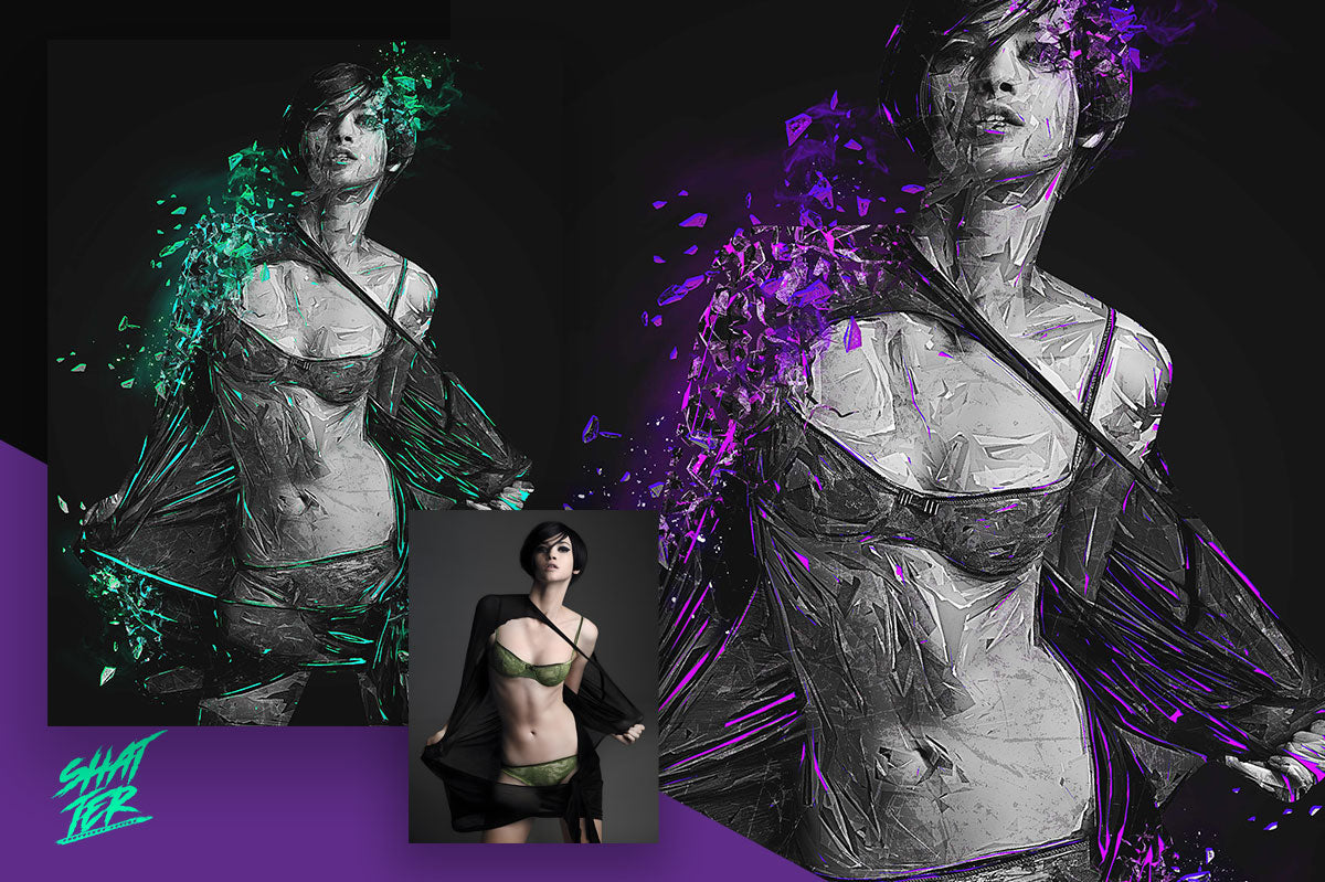 The Abstract Fusion Bundle Of Photoshop Add-Ons