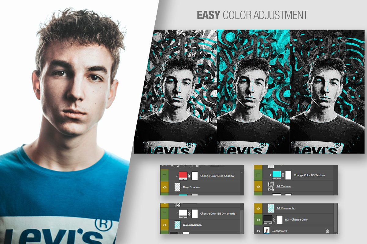 The Abstract Fusion Bundle Of Photoshop Add-Ons