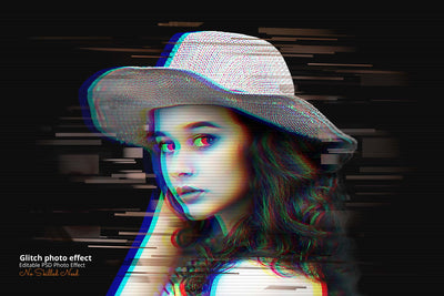 30 Portrait Watercolor Photo Effect Templates - Artixty
