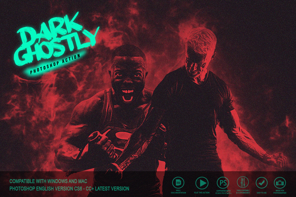 23-in-1 Spread Out Photoshop Actions and Templates Bundle - Artixty