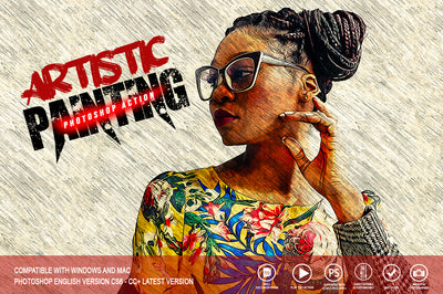 23-in-1 Spread Out Photoshop Actions and Templates Bundle - Artixty
