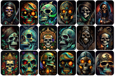 490+ Skulls Images Bundle - Artixty