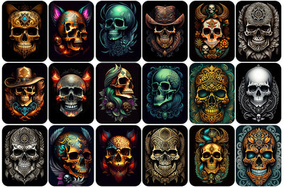 490+ Skulls Images Bundle - Artixty