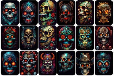 490+ Skulls Images Bundle - Artixty