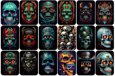 490+ Skulls Images Bundle - Artixty